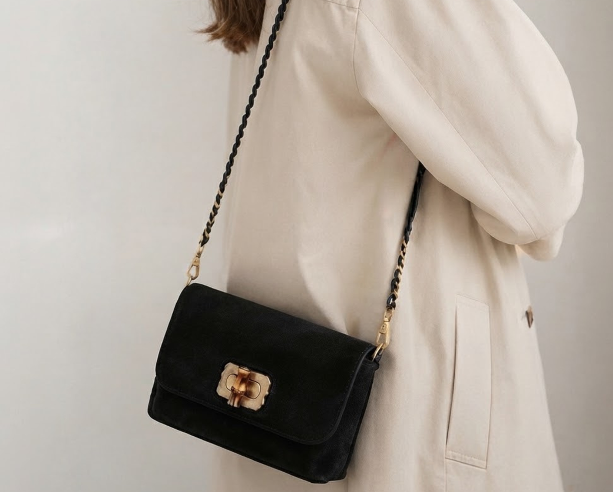 San Gimignano Suede Bag