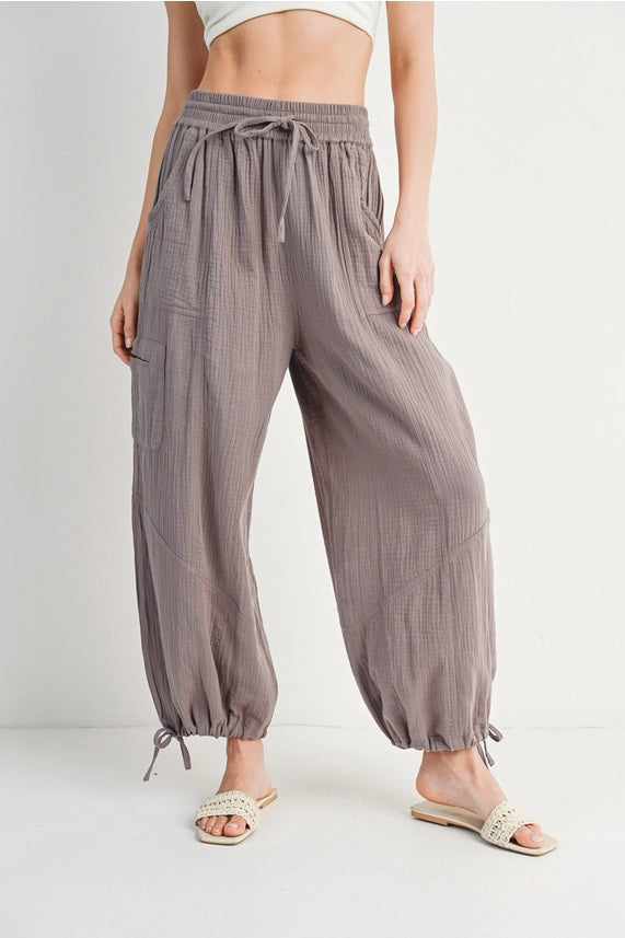 JOGGER HAREM DRAWSTRING PANTS image 3