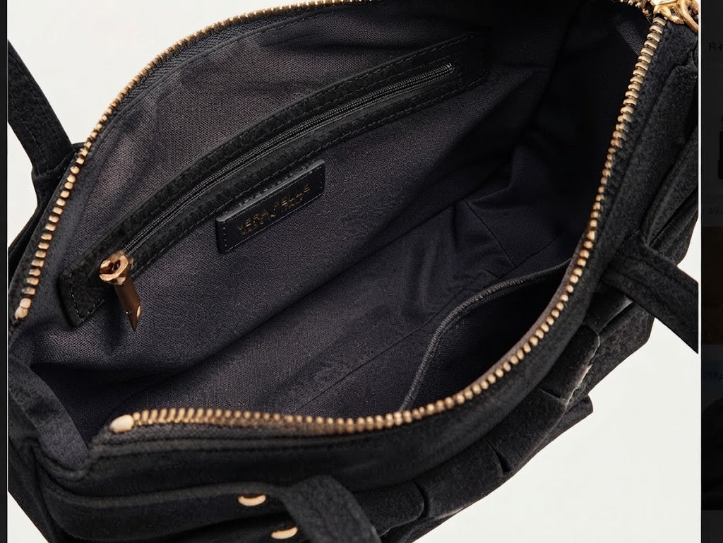 Sienna Suede Fan Shoulder Bag