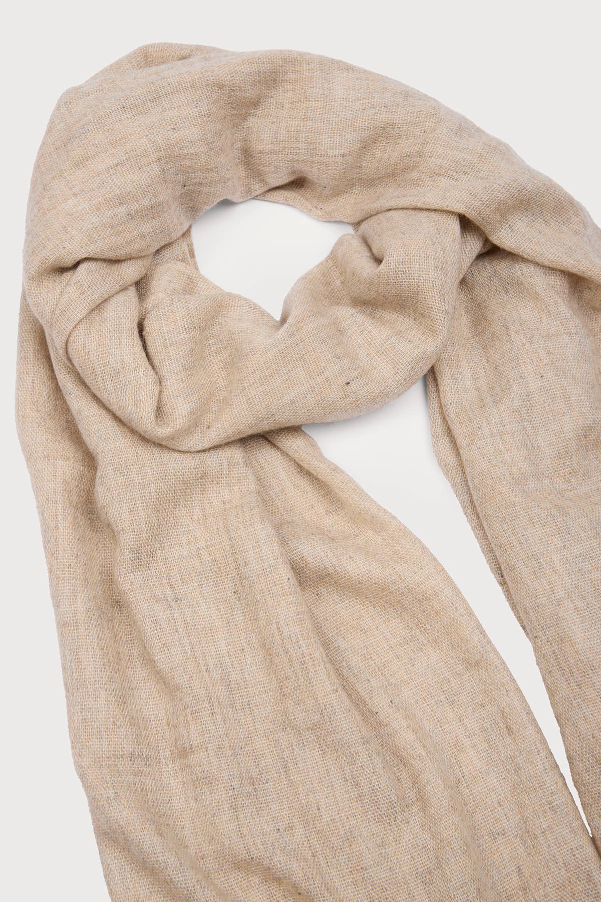 Cashmere & Silk Scarf — Ivory
