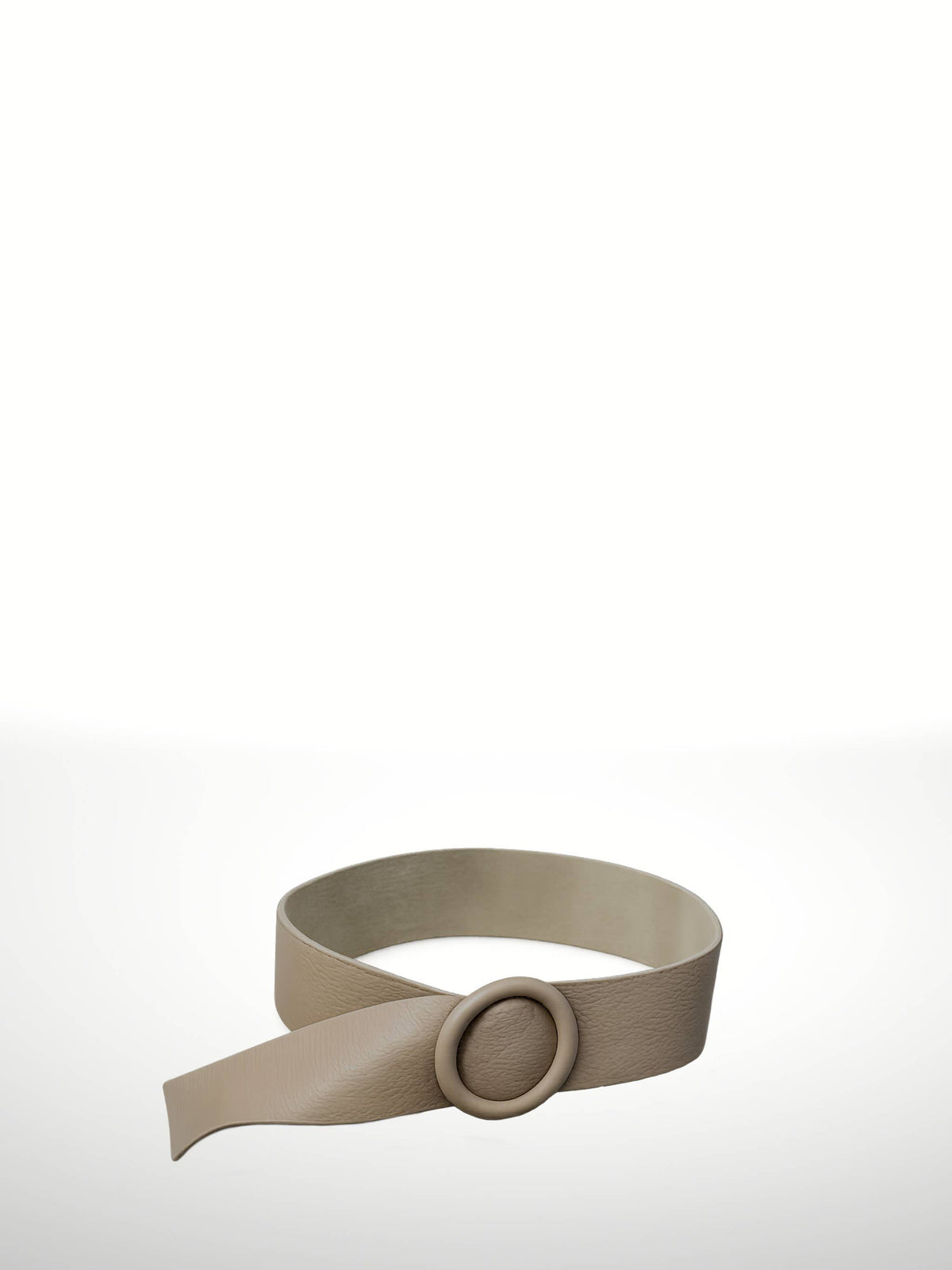 CLAUDIA - Leather belt 220218: Taupe