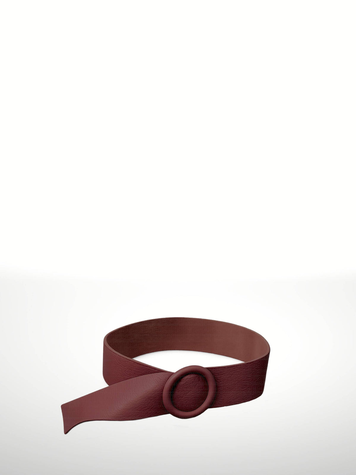 CLAUDIA - Leather belt 220218: Taupe