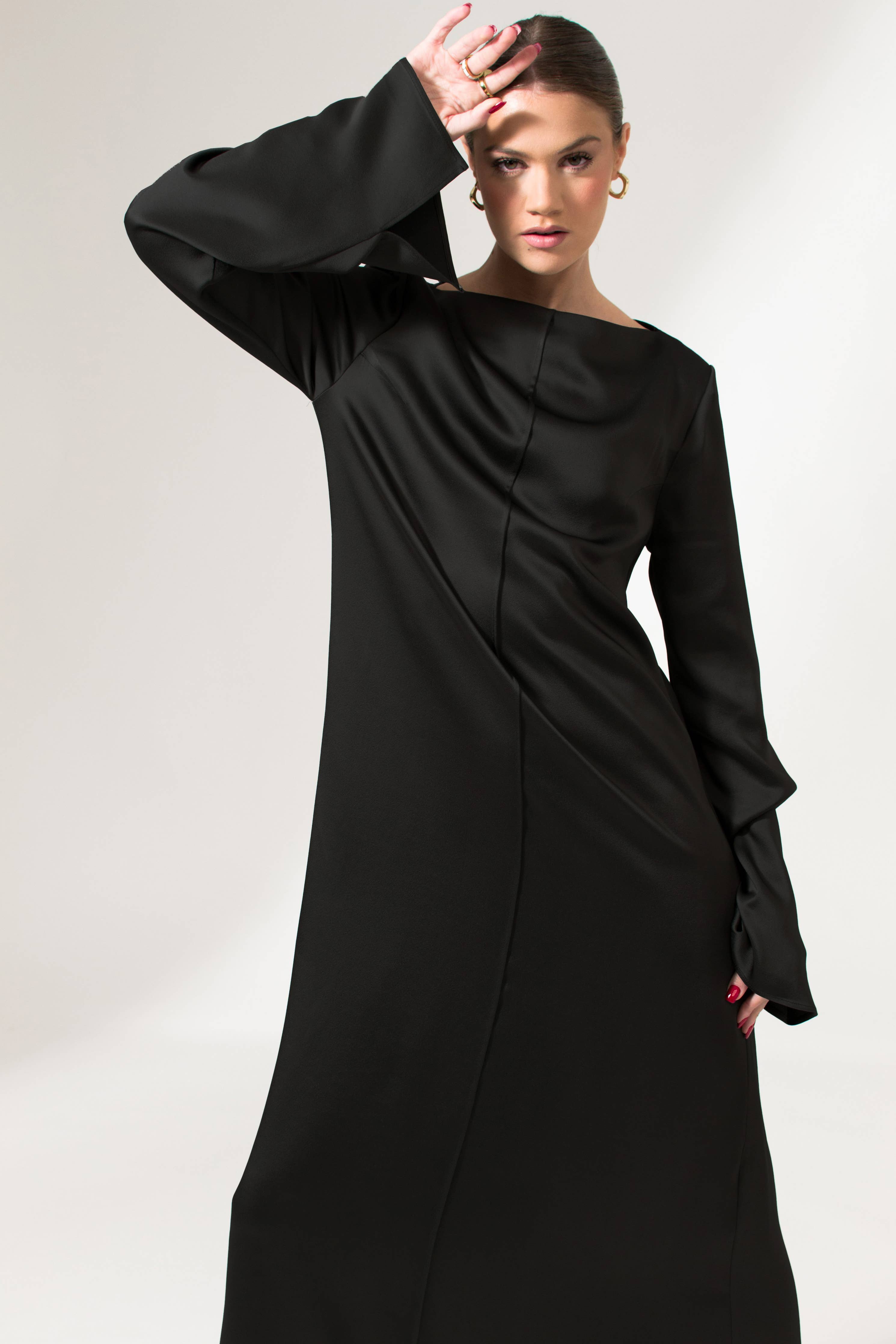 The Alicia Dress - Dark Gray
