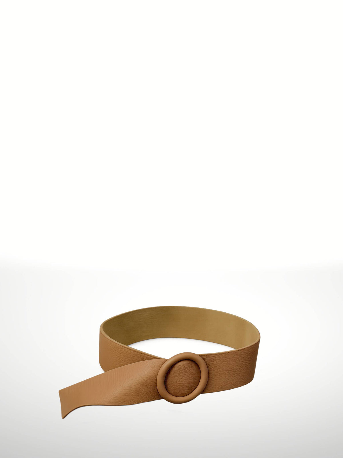 CLAUDIA - Leather belt 220218: Taupe