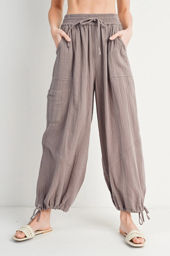 JOGGER HAREM DRAWSTRING PANTS image 0