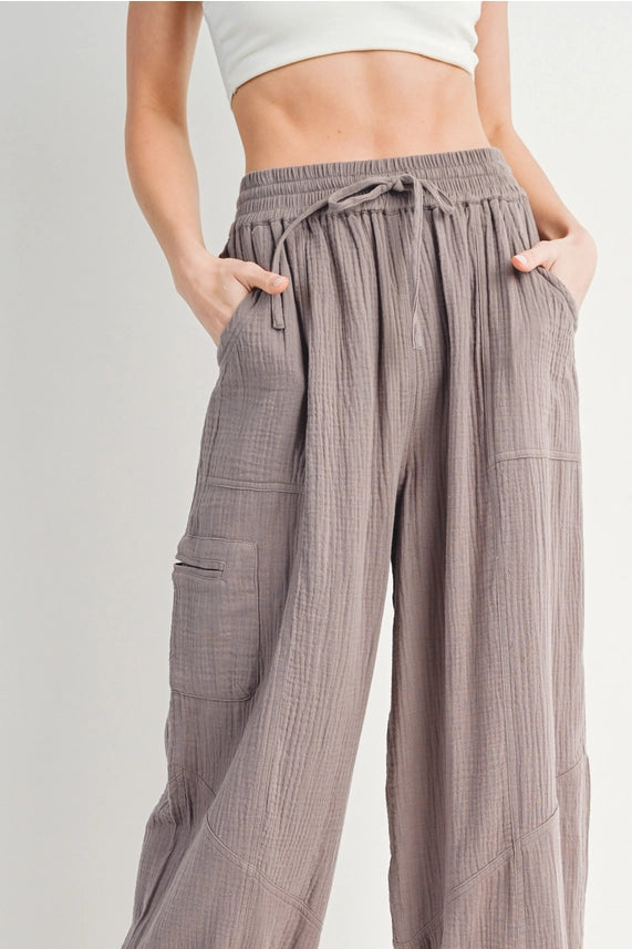 JOGGER HAREM DRAWSTRING PANTS image 4