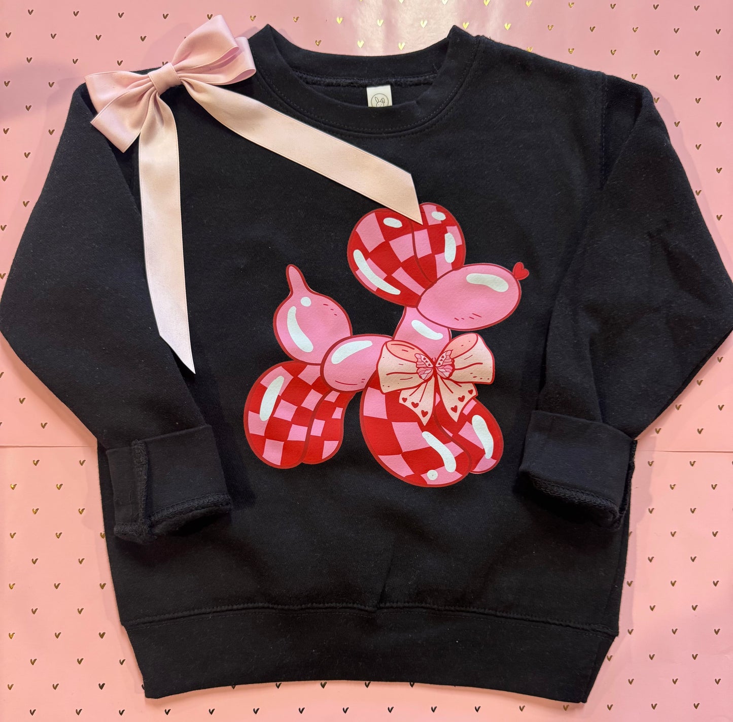 Valentine Balloon Dog Sweatshirt/Tee