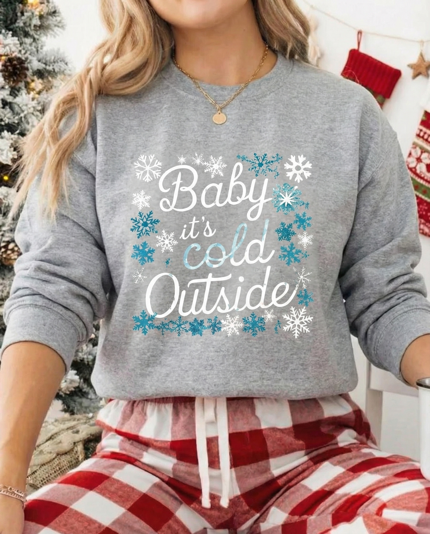 Baby It's Cold Outside Crewneck Sweater