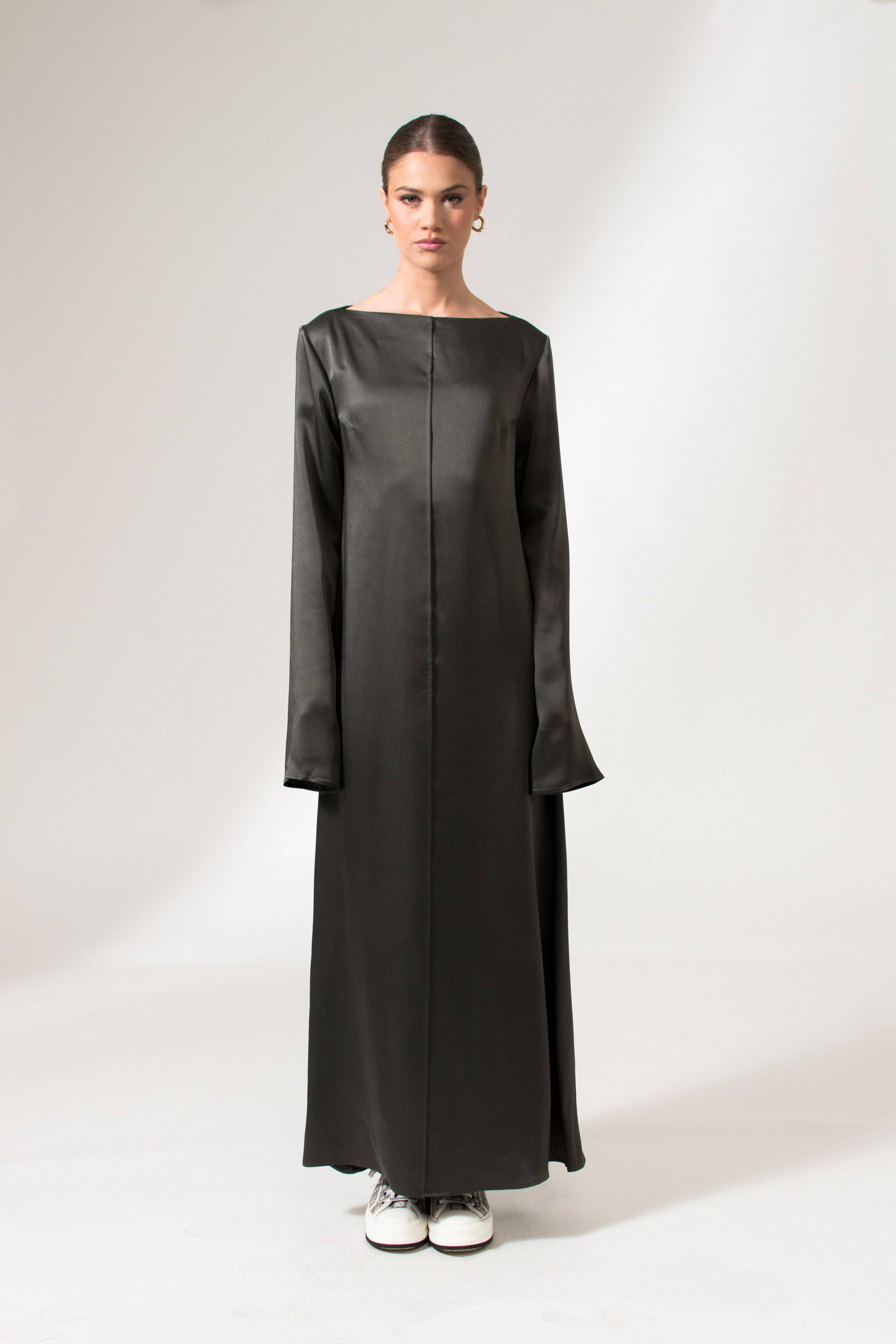 The Alicia Dress - Dark Gray