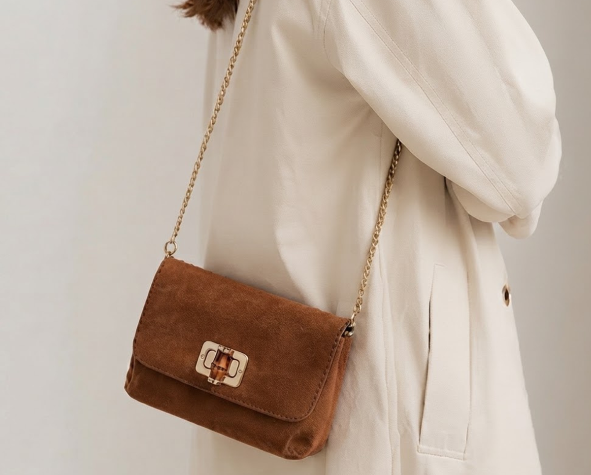 San Gimignano Suede Bag