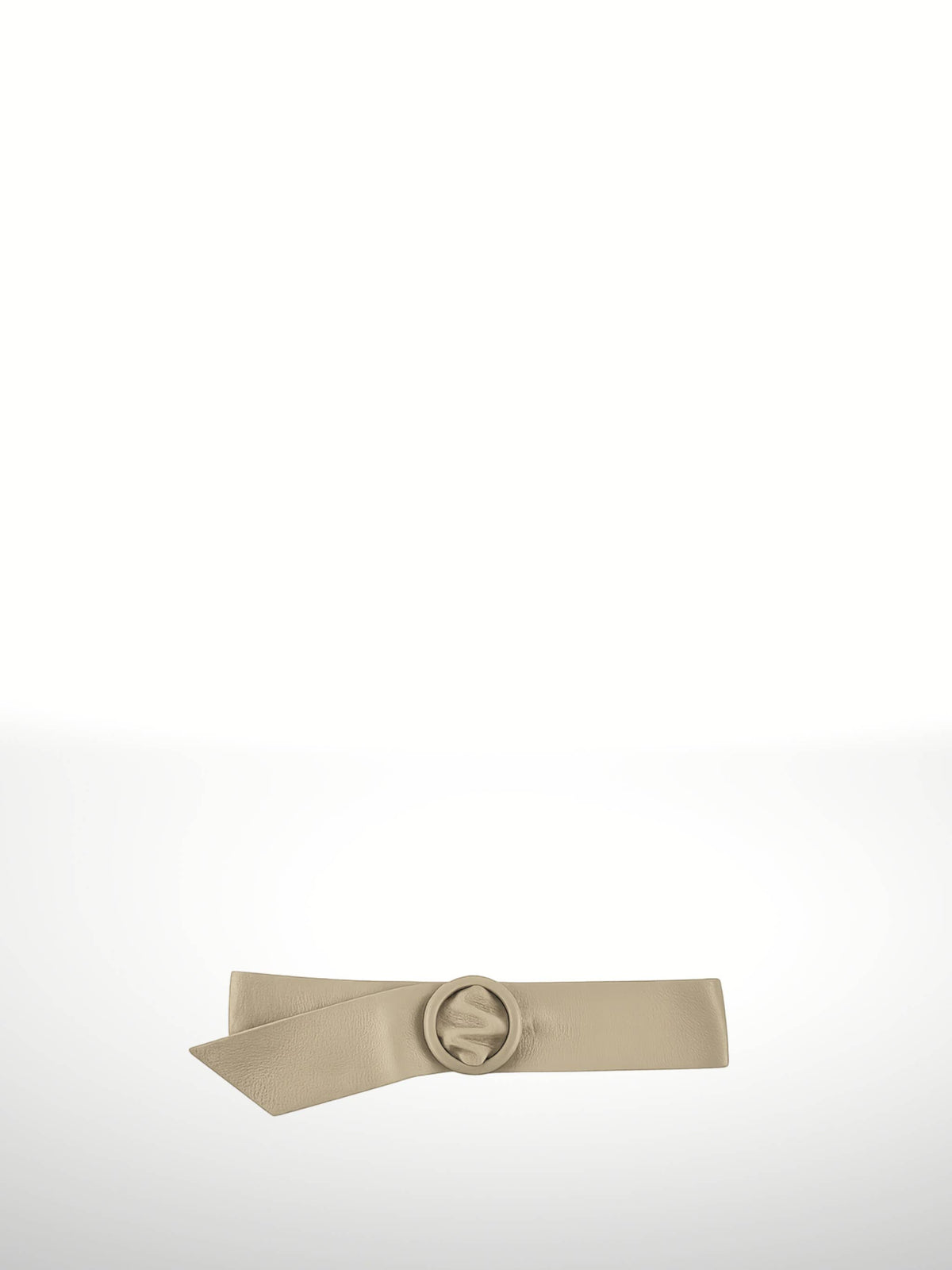CLAUDIA - Leather belt 220218: Taupe
