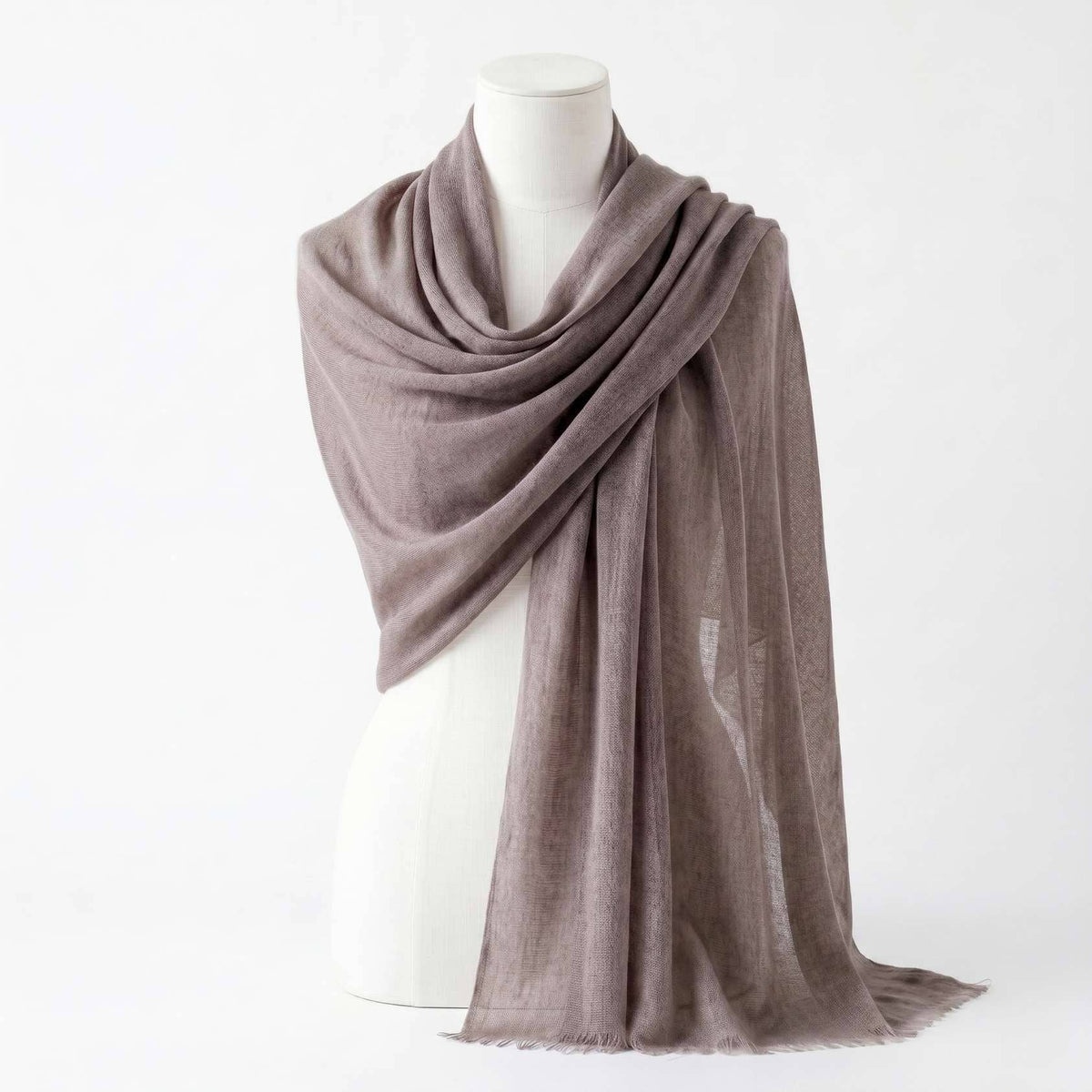 The Annapurna Cashmere Pashmina- Earth Tone Collection: Taupe