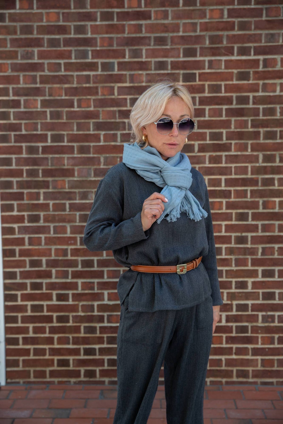 Merino Wool Scarf: Amber