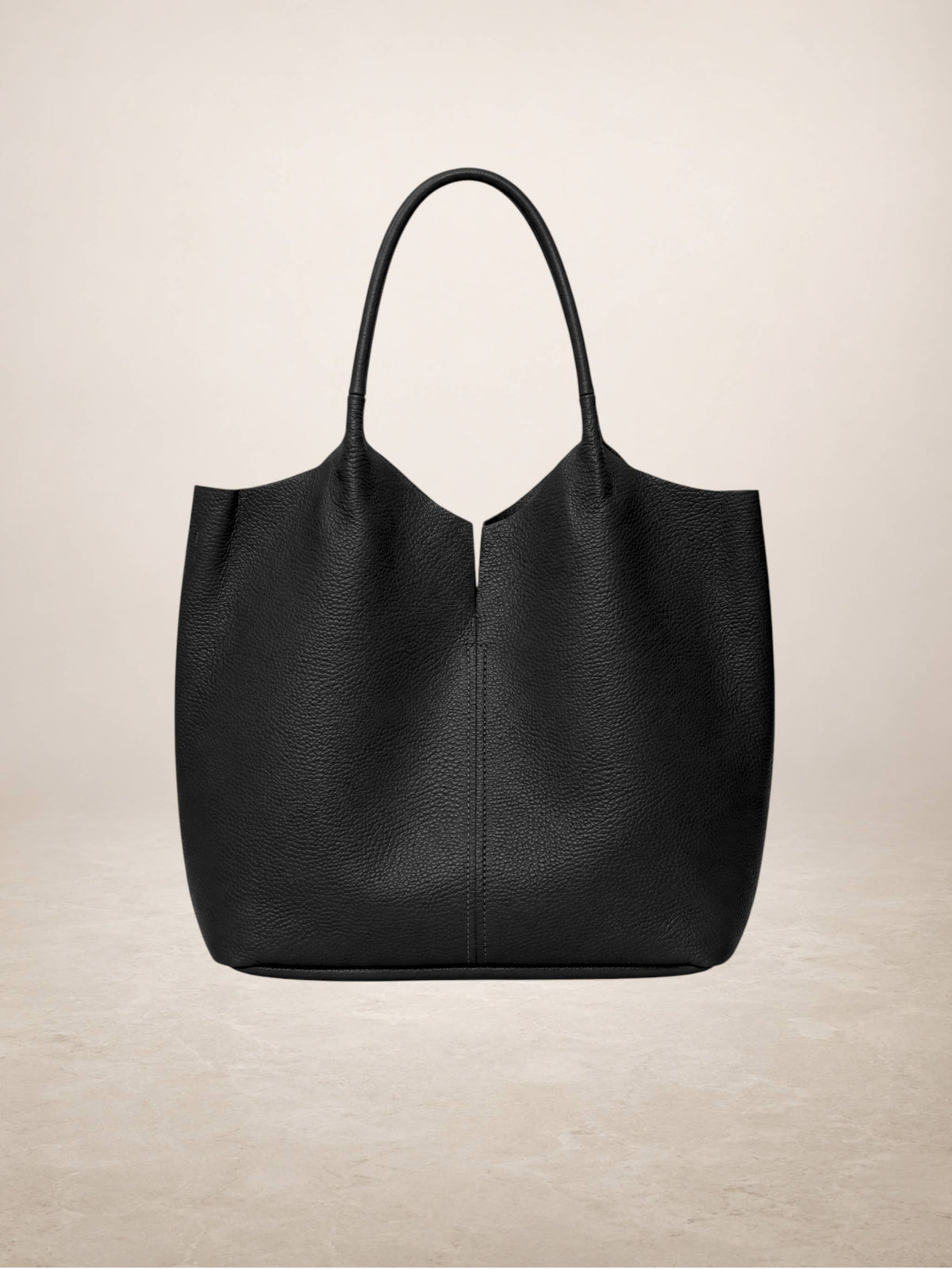 NERINA - Leather bag: Black