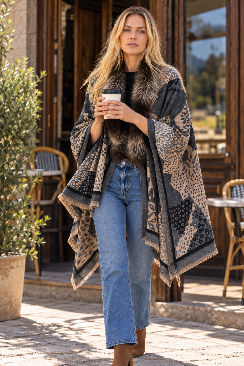 The Manhattan Botanical Reversible Wrap