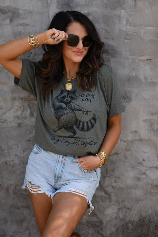 On My Way To Get My Shit Together Tee