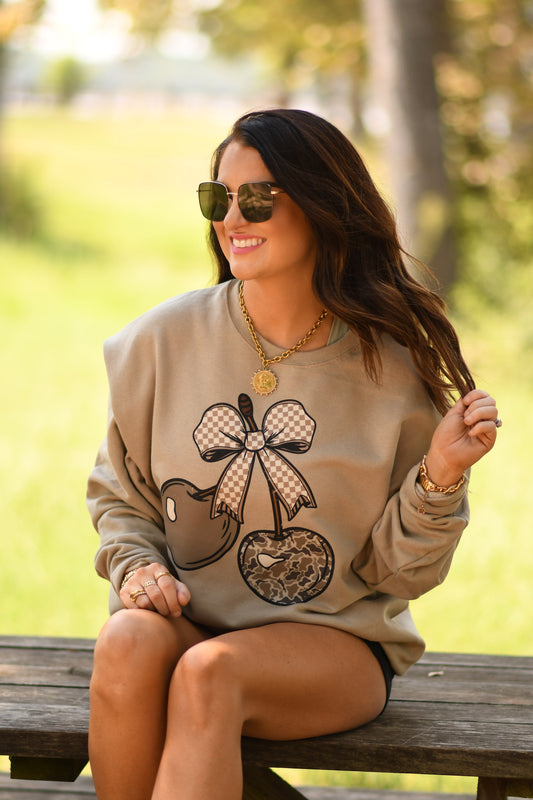 Camo Cherries Sweatshirt