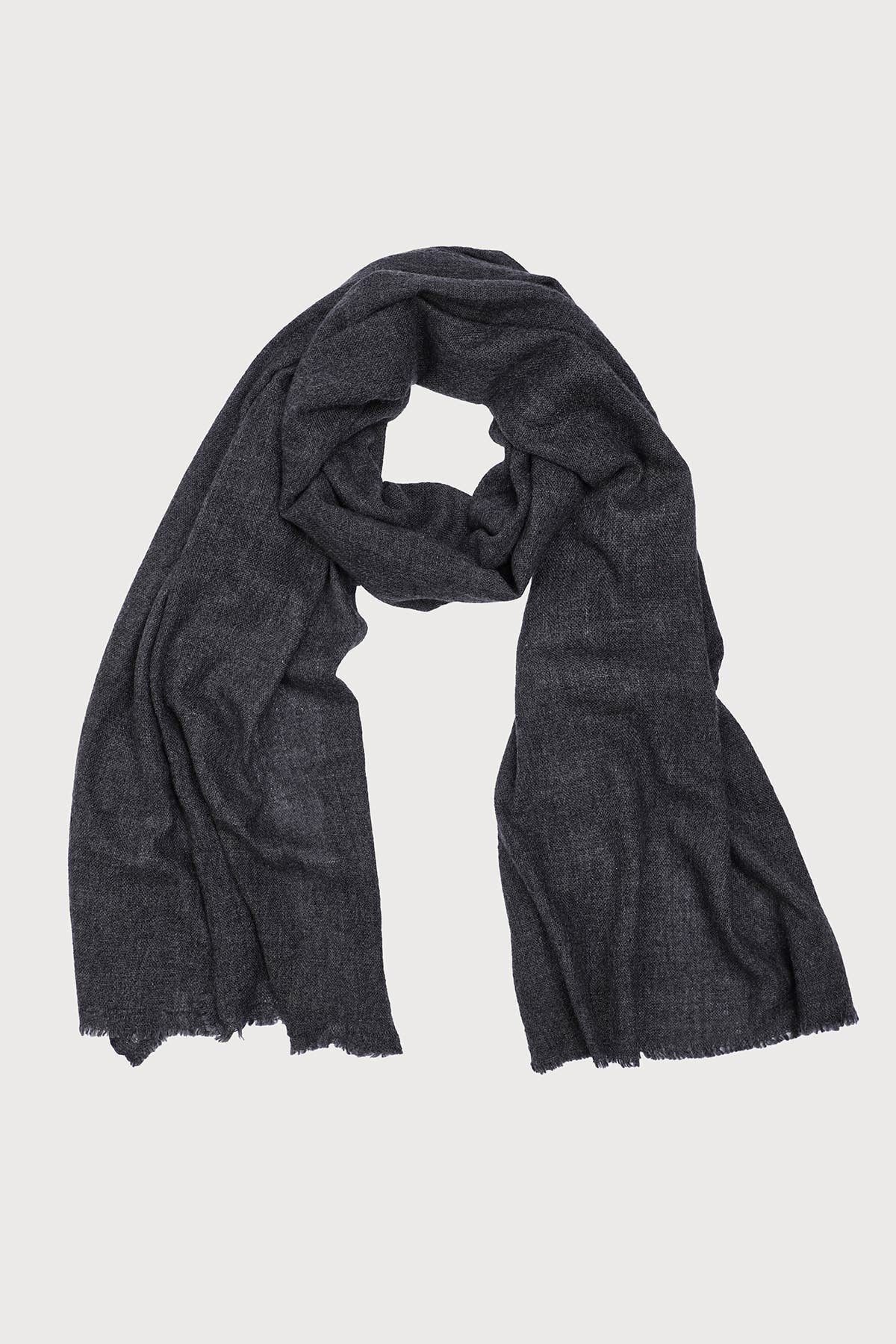 Cashmere & Silk Scarf — Ivory