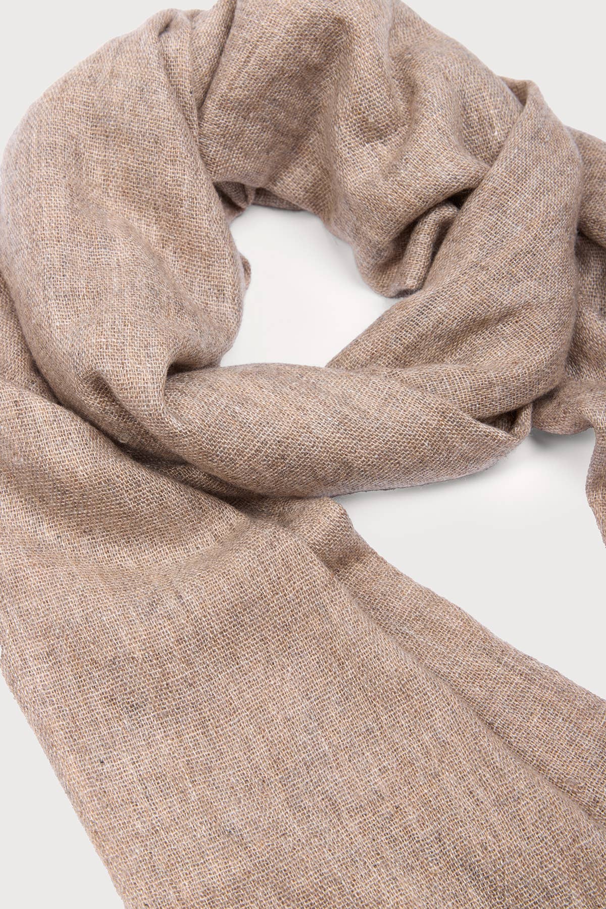 Cashmere & Silk Scarf — Ivory