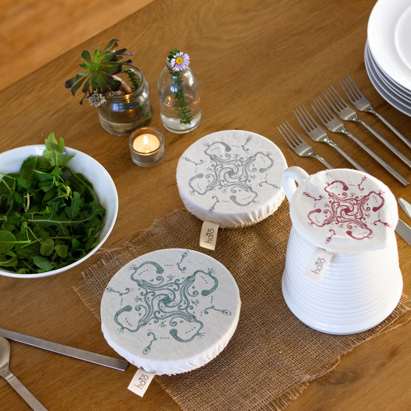 Halo Dish and Bowl Cover Small Set of 3 | Utensil Series image 0
