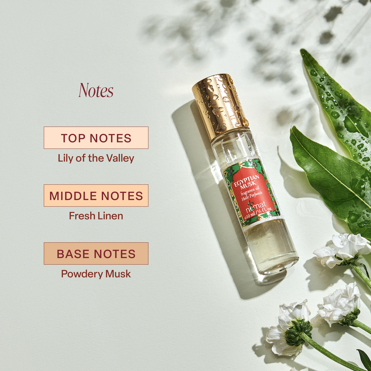 Egyptian Musk Perfume Oil: 10ml Roll-on