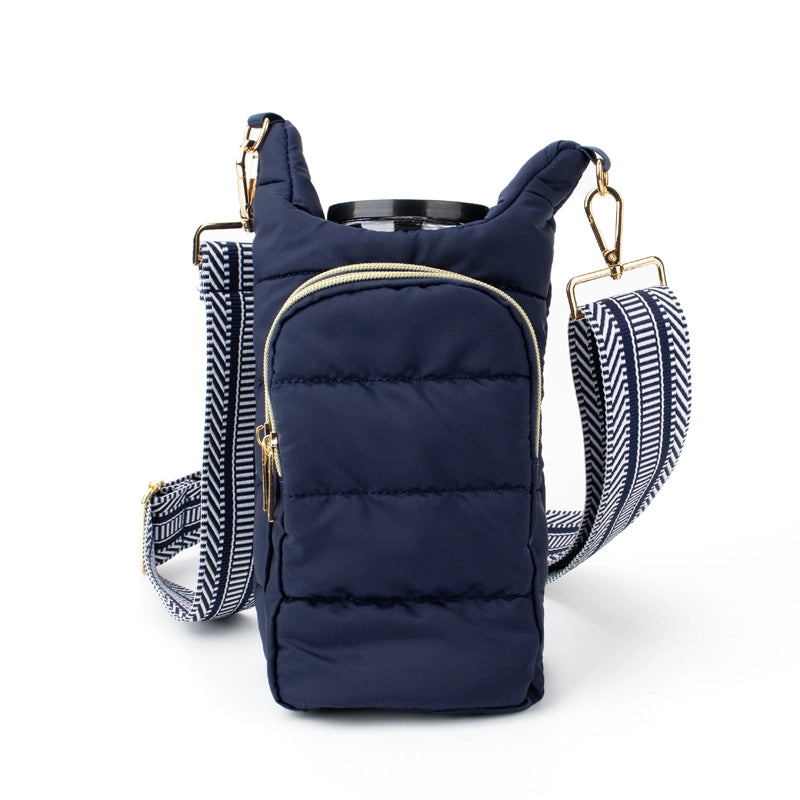 The Capri | Tumbler Carrier Crossbody - Navy image