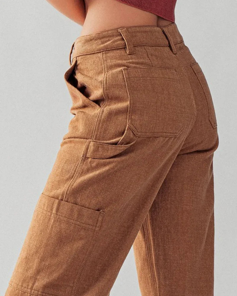 Emma Corduroy Straight Leg Pants image 2