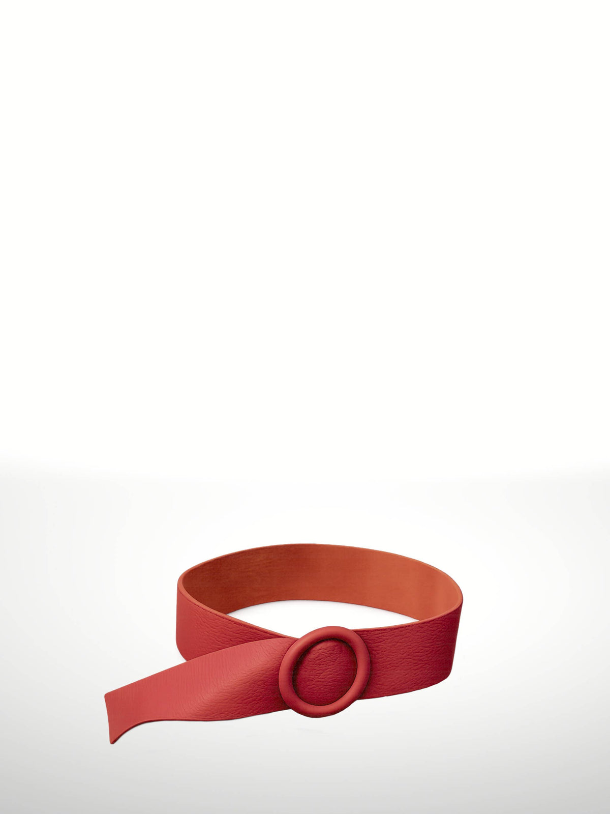 CLAUDIA - Leather belt 220218: Taupe