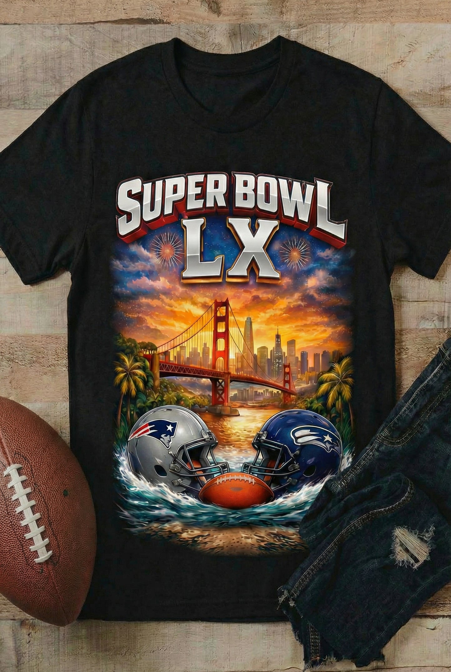 Super Bowl 2026 Showdown Tee