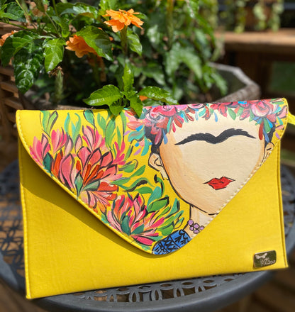 Hand Painted Clutch by Rosa Mexicano image 10