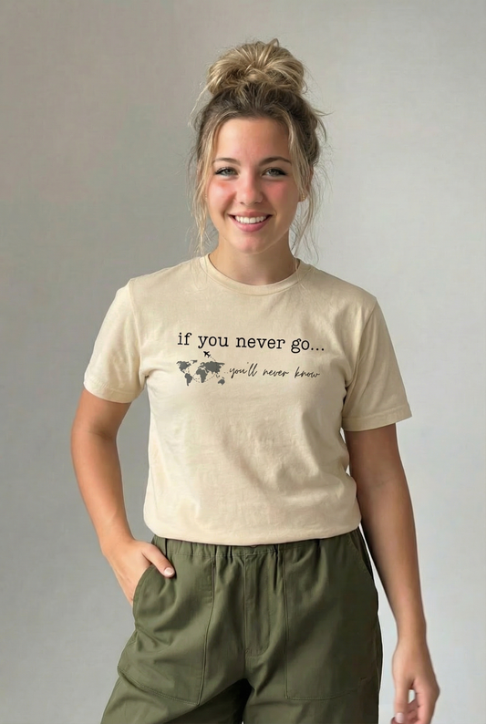 If You Never Go, You’ll Never Know Graphic Tee