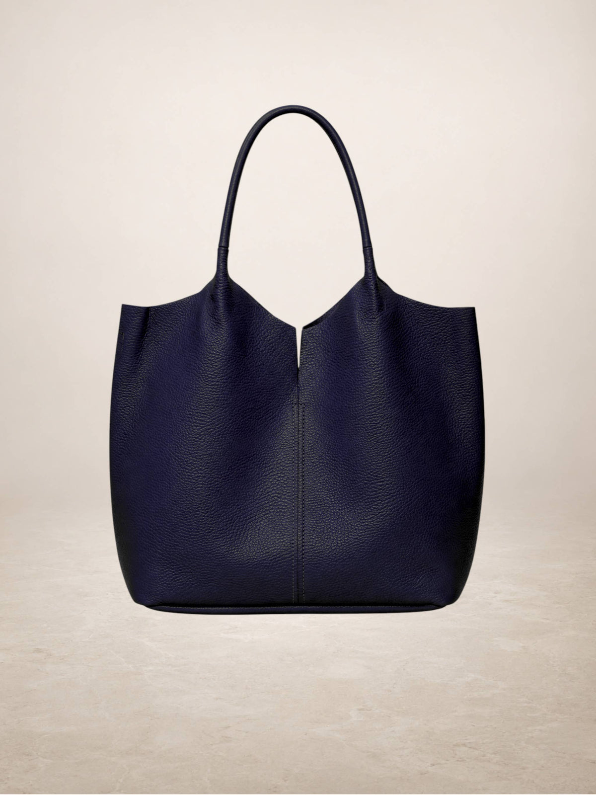 NERINA - Leather bag: Brown coffee