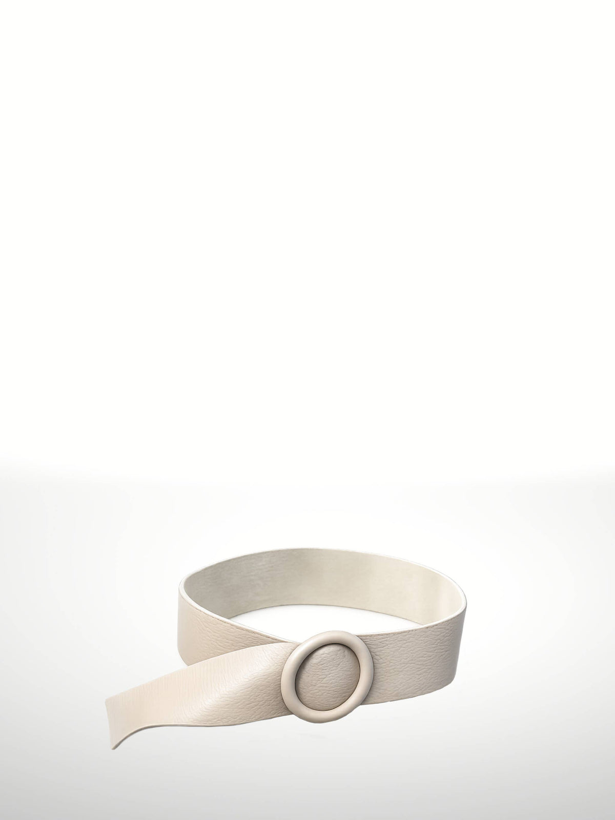 CLAUDIA - Leather belt 220218: Taupe