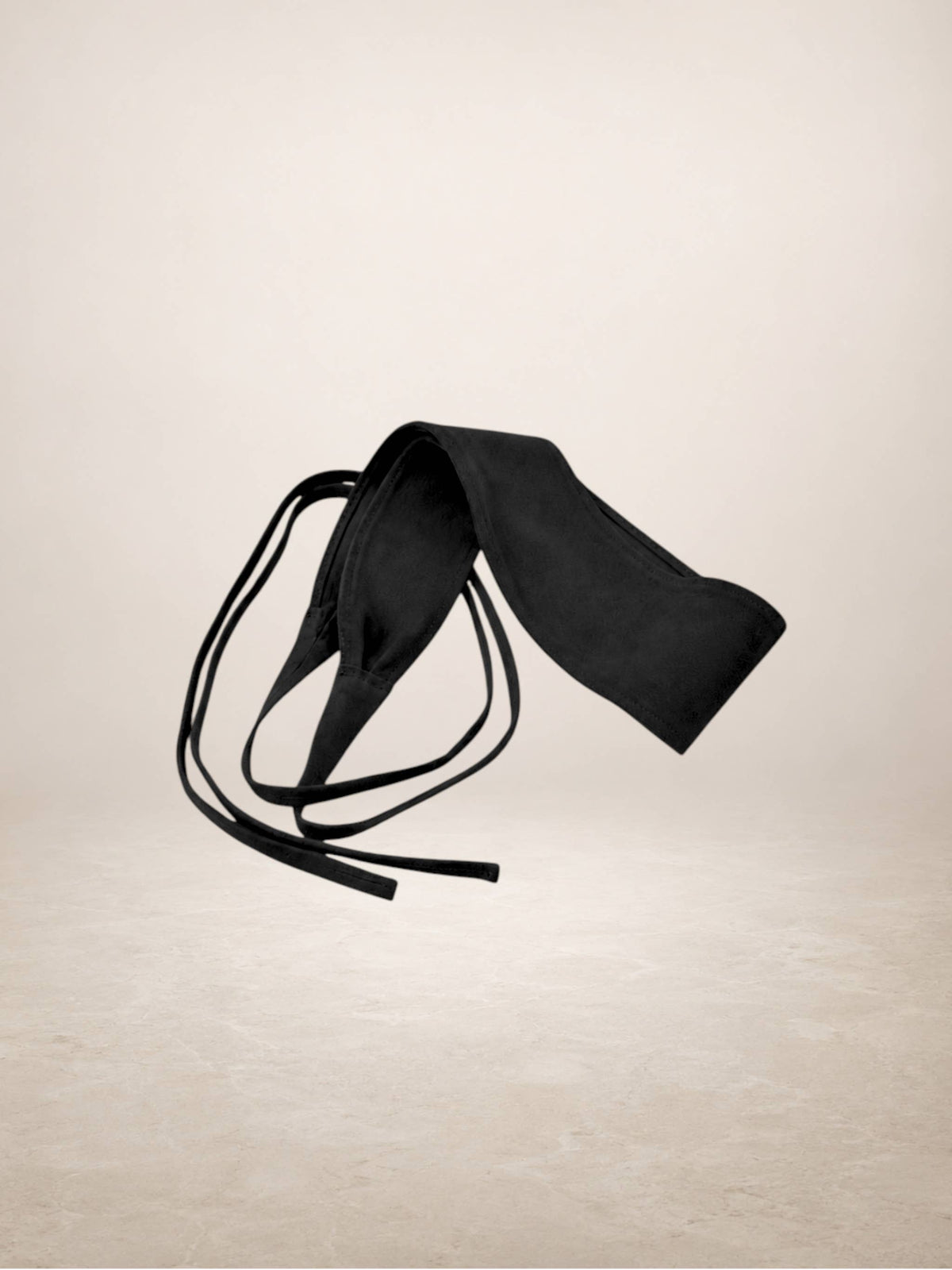 JUDIT - Suede leather sash belt: Taupe