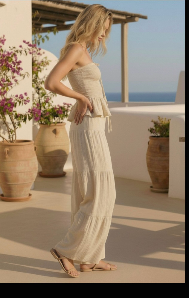 The Capri Coast Peplum Set
