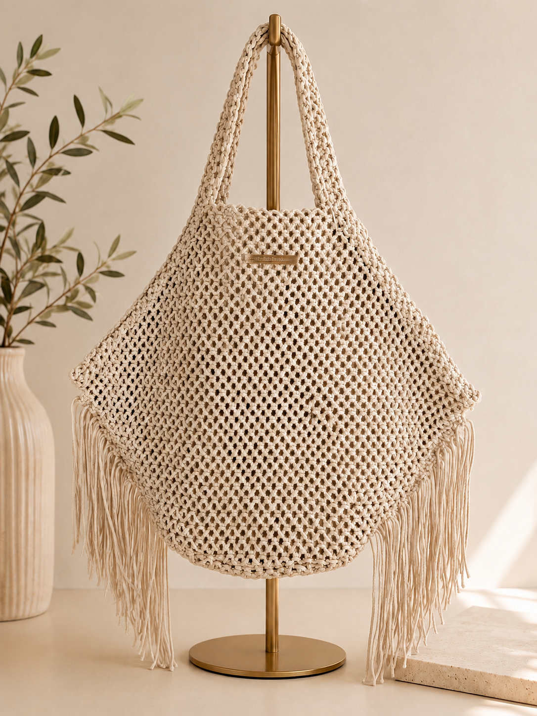 The Positano Fringe Tote | Handwoven Italian Beach & Resort Bag