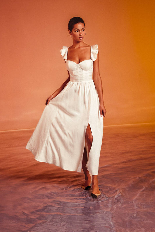 Amalfi Muse Corset Maxi Dress