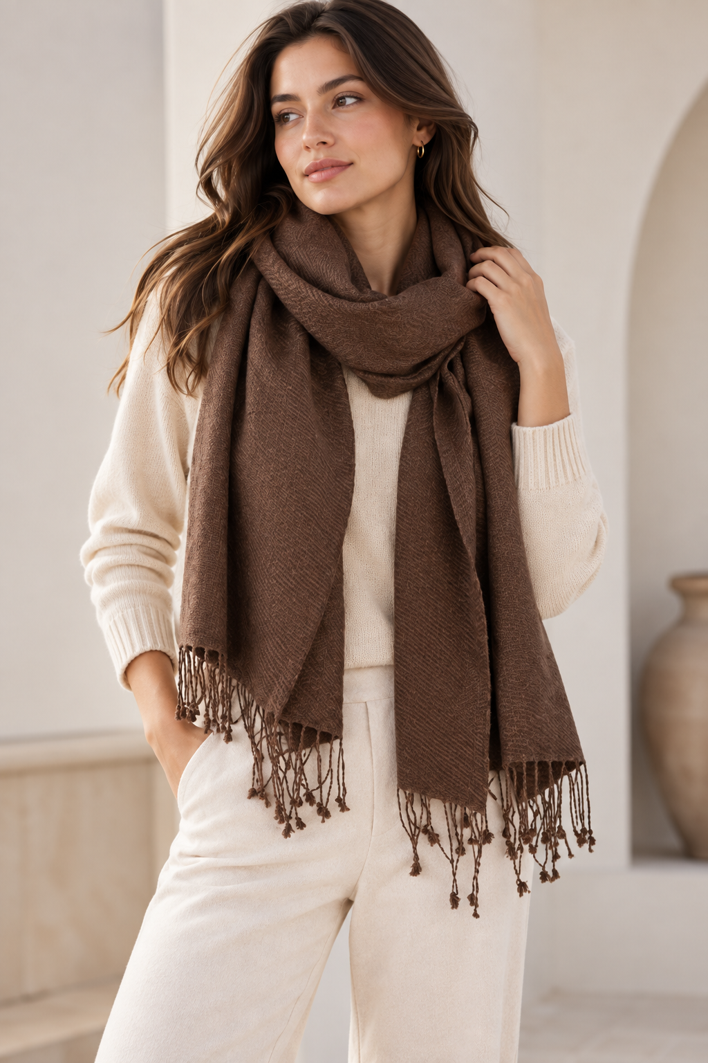 The Cashmere Pashmina - Black