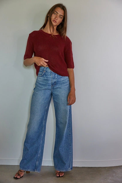 HALSEY SWEATER TOP image 2