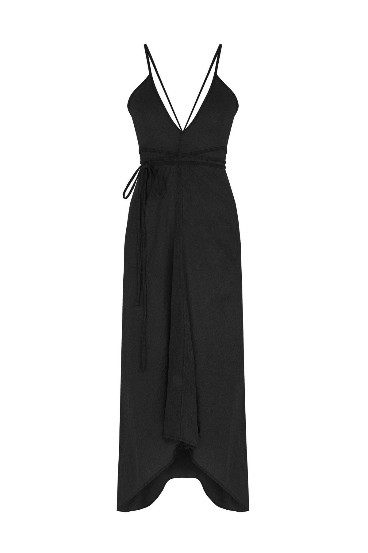 Sage Maxi Dress - Black: Black / One Size