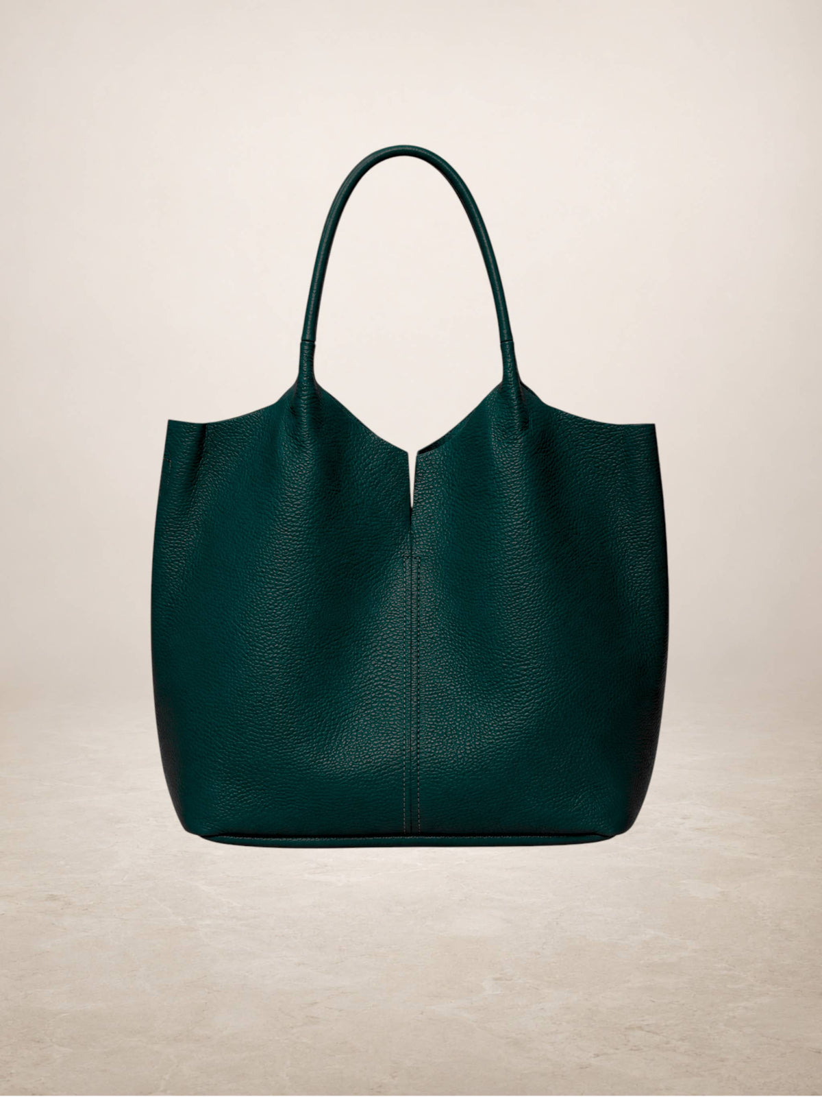 NERINA - Leather bag: Brown coffee