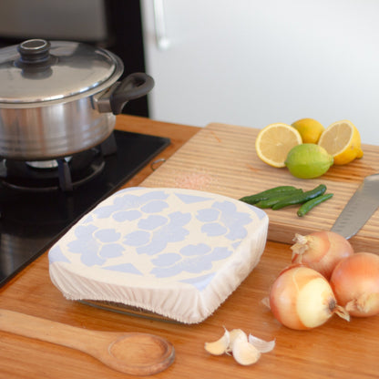 Halo Dish and Casserole Cover Square | Edible Flowers Series image 0