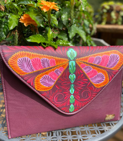 Hand Painted Clutch by Rosa Mexicano image 7