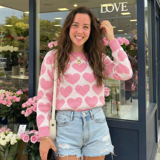 Love Notes Heart Knit Sweater