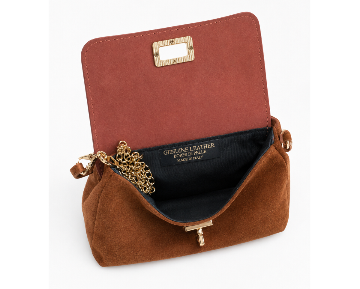 San Gimignano Suede Bag