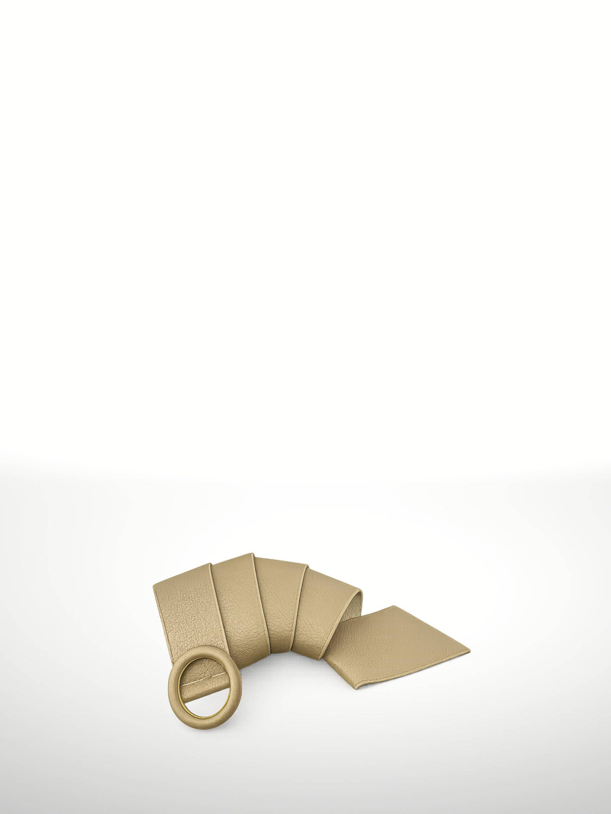 CLAUDIA - Leather belt 220218: Taupe