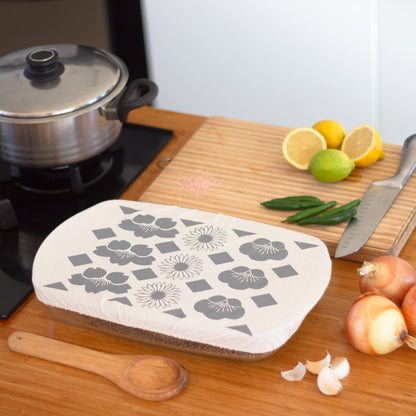 Halo Dish and Casserole Cover Rectangle | Edible Flowers Series image 0