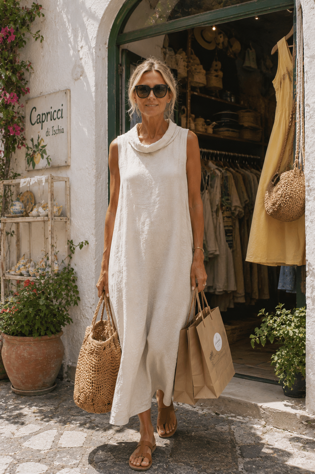 The Ischia Silhouette Dress