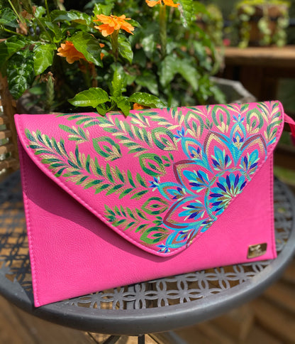 Hand Painted Clutch by Rosa Mexicano image 9