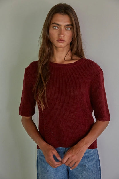 HALSEY SWEATER TOP image 0